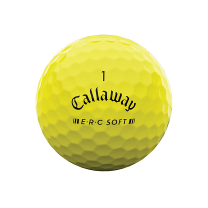 E·R·C Soft Yellow Golf Balls
