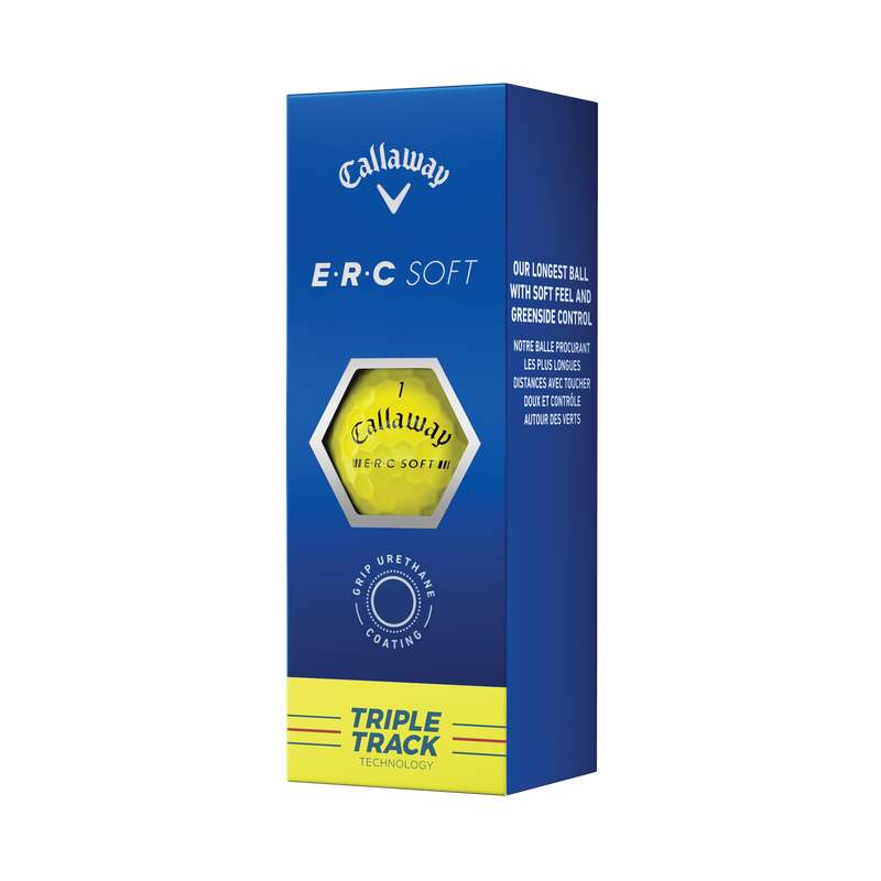E·R·C Soft Yellow Golf Balls
