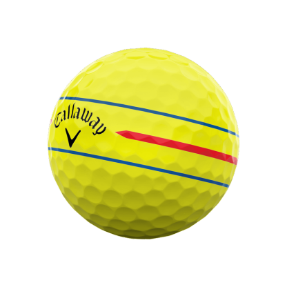 Chrome Soft 360 Triple Track Yellow Golf Balls