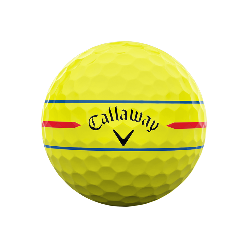 Chrome Soft 360 Triple Track Yellow Golf Balls