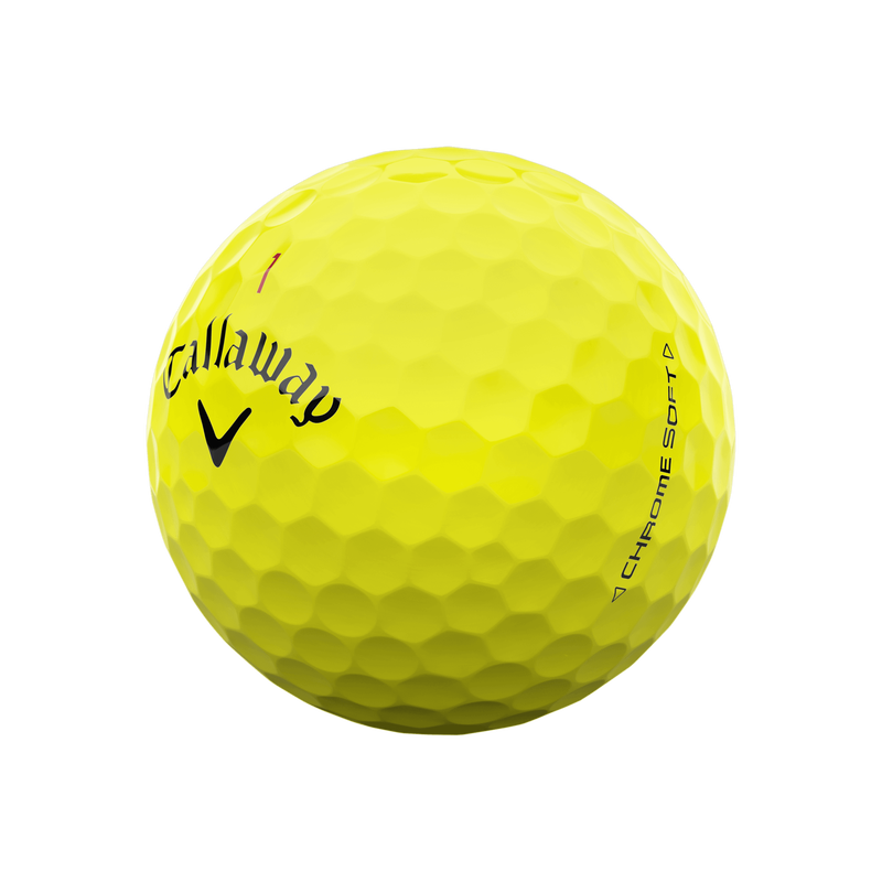 Chrome Soft Yellow Golf Balls