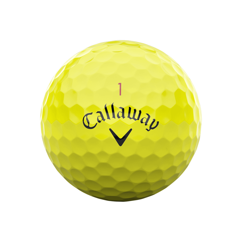 Chrome Soft Yellow Golf Balls