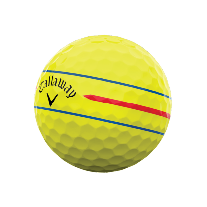 Chrome Tour 360 Triple Track Yellow Golf Balls