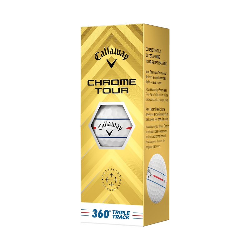 Chrome Tour 360 Triple Track Golf Balls