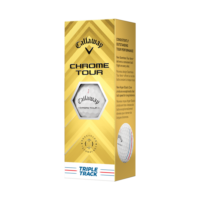 Chrome Tour Triple Track Golf Balls