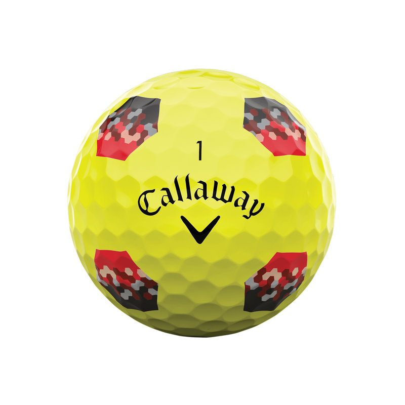 Chrome Tour TruTrack Yellow Golf Balls