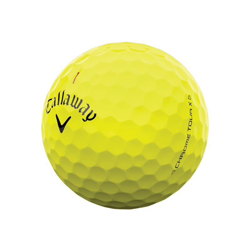 Chrome Tour X Yellow Golf Balls