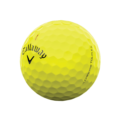Chrome Tour X Yellow Golf Balls