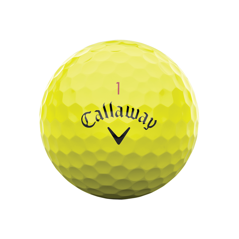 Chrome Tour X Yellow Golf Balls