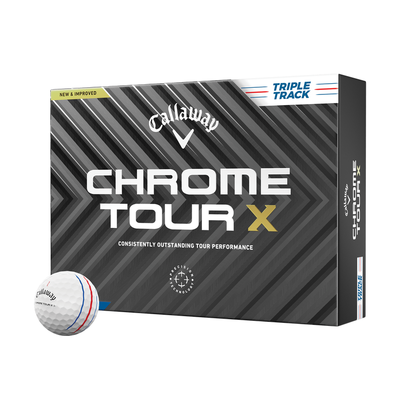 Chrome Tour X Triple Track Golf Balls