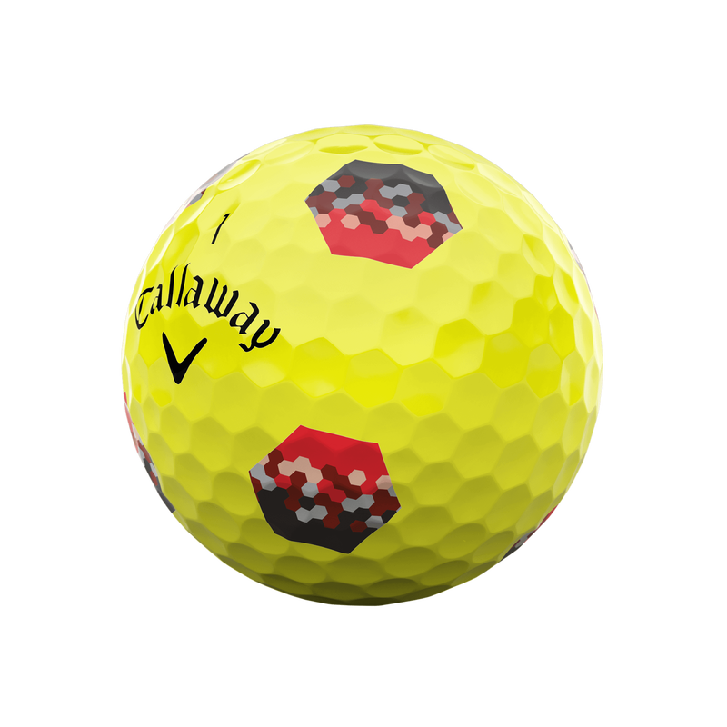 Chrome Tour X TruTrack Yellow Golf Balls