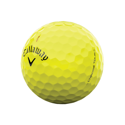 Chrome Tour Yellow Golf Balls