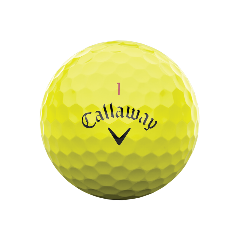 Chrome Tour Yellow Golf Balls