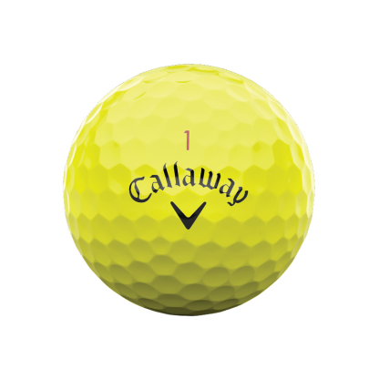Chrome Tour Yellow Golf Balls