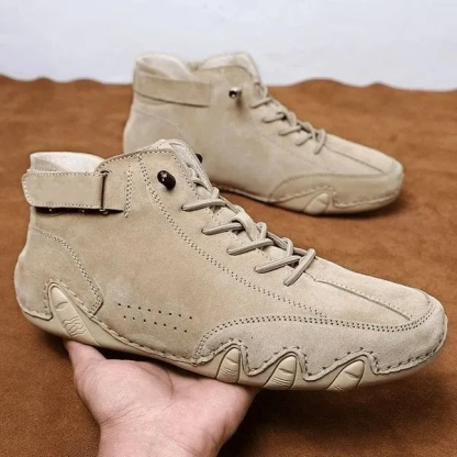 🔥Hurry Up! 45% OFF-Italian Suede High Boots Handmade With Velcro