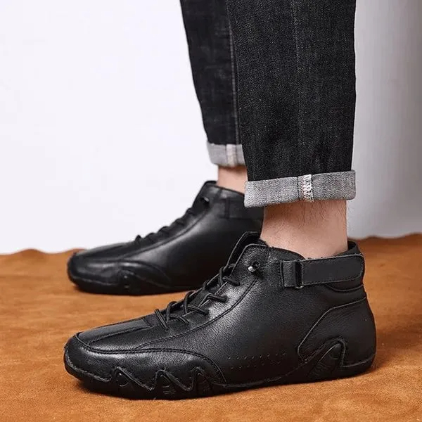 🔥Hurry Up! 45% OFF-Italian Suede High Boots Handmade With Velcro