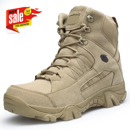 🔥🚀 Hot Sale! Limited Stock! 🌟👟💥Men's Outdoor Ankle Hiking Boots Waterproof Non-slip Anti-puncture Work Boots