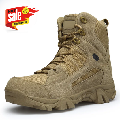 🔥🚀 Hot Sale! Limited Stock! 🌟👟💥Men's Outdoor Ankle Hiking Boots Waterproof Non-slip Anti-puncture Work Boots