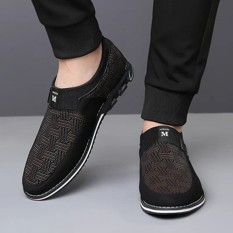 Men Casual Shoes Sneakers Loafers Comfort Walking Shoes Fashion Driving Shoes Luxury Leather Shoes for Male Business Work Office Dress Outdoor