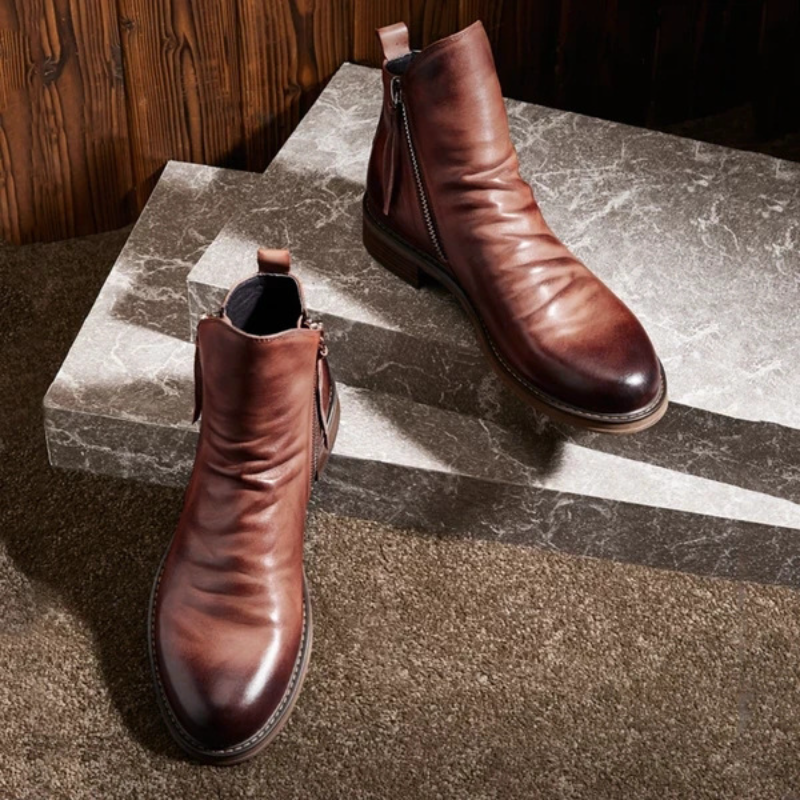 Men's Vintage Leather Boots