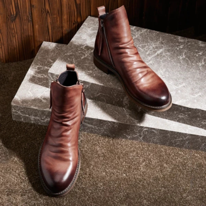 Men's Vintage Leather Boots