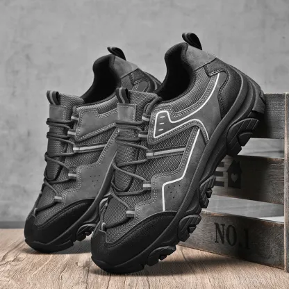 Men's Outdoor Hiking Shoes - Orthopedic, Wide Toe, Arch Support, Waterproof, Anti-Slip, Anti-Puncture, Anti-Smash