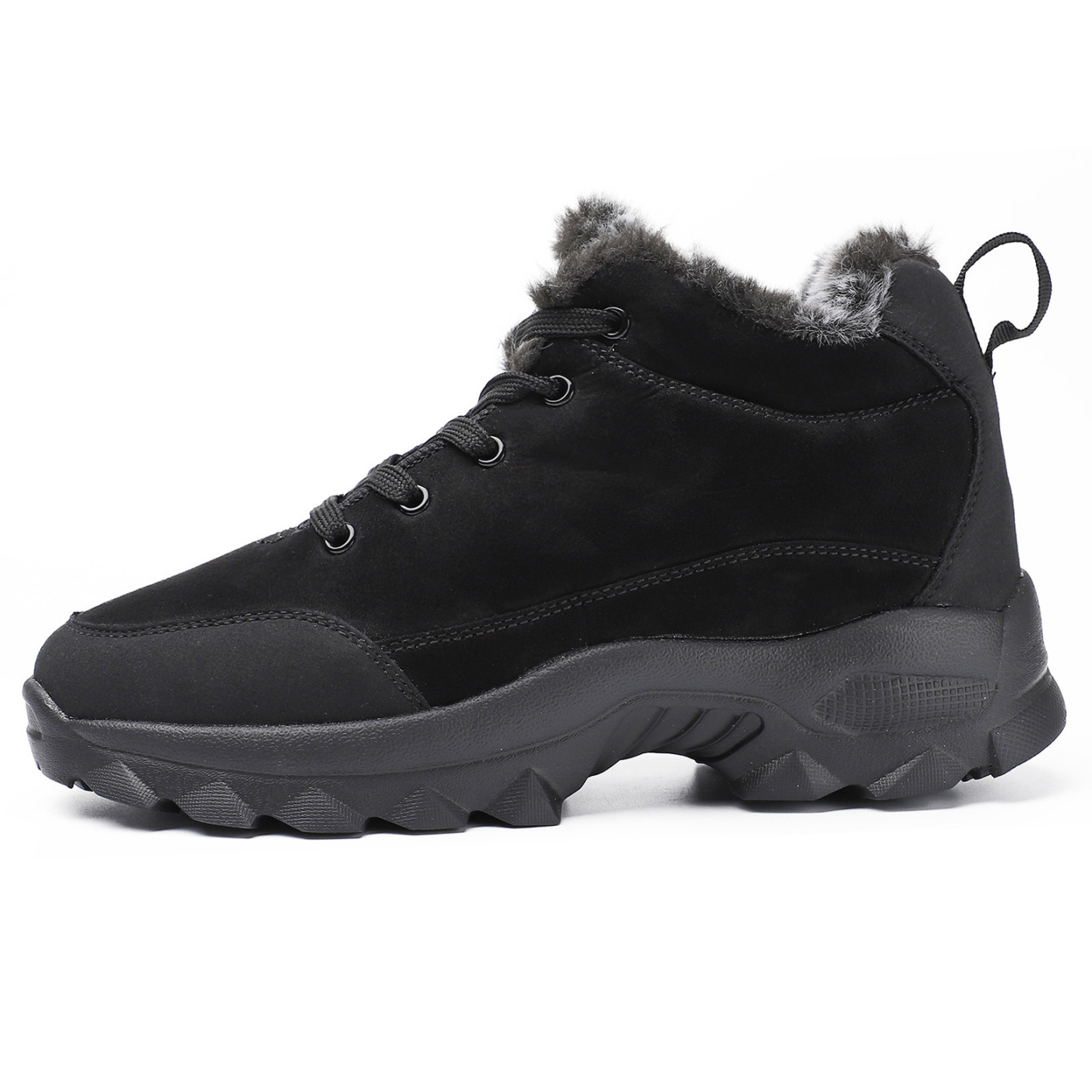 Men's Warm Fleece Snow Boots Waterproof Non-Slip Orthopedic Support Winter Boots