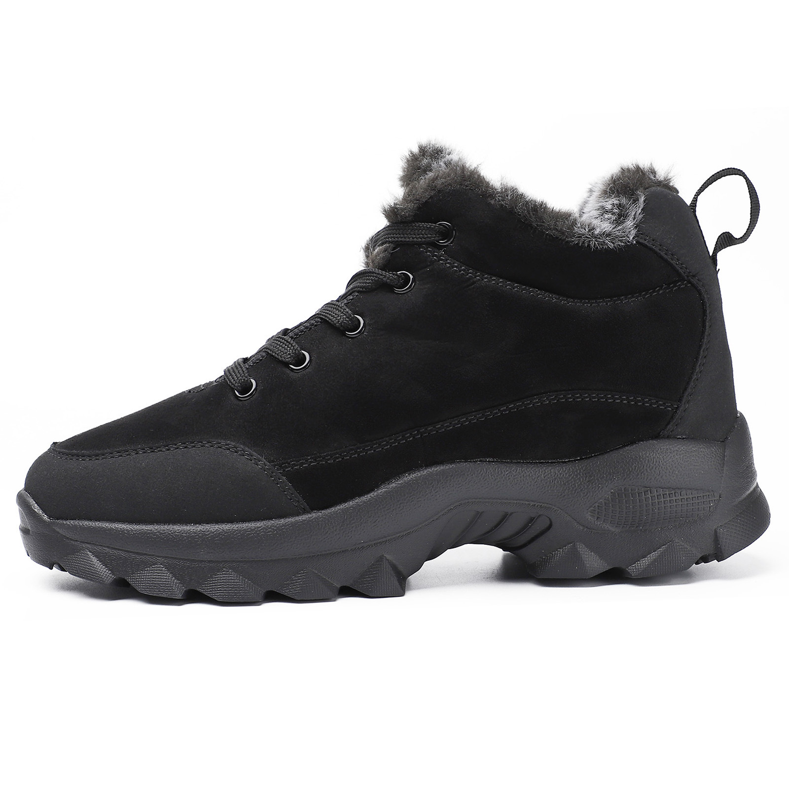 Men's Warm Fleece Snow Boots Waterproof Non-Slip Orthopedic Support Winter Boots