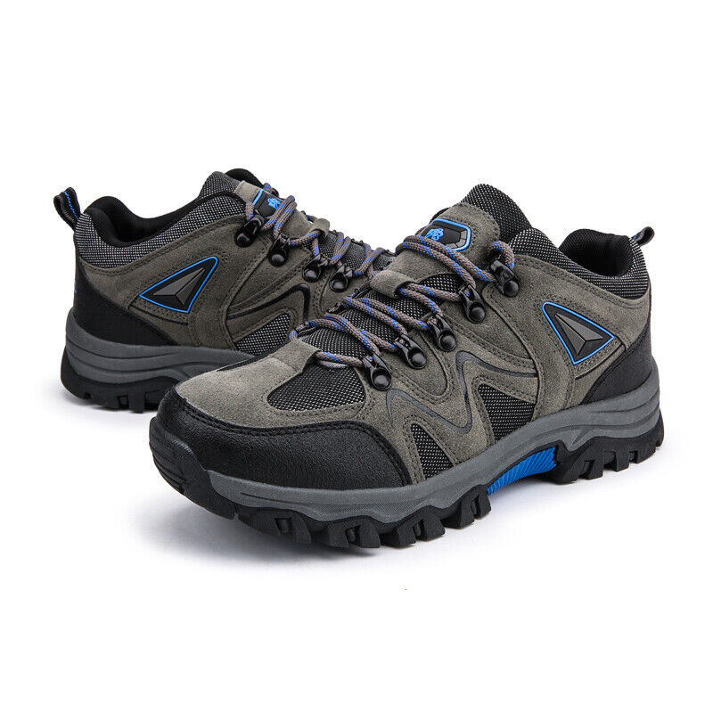 Men's Waterproof Breathable Lightweight Orthopedic Hiking Shoes for Plantar Fasciitis