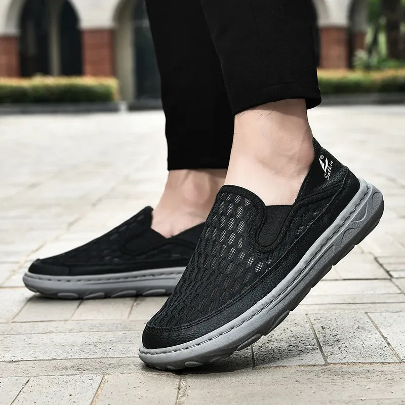 (⏰LAST DAY - 60% OFF🛒)Men’s Orthopedic Walking Shoes – Memory Foam, Arch Support, Comfortable & Lightweight Sneakers