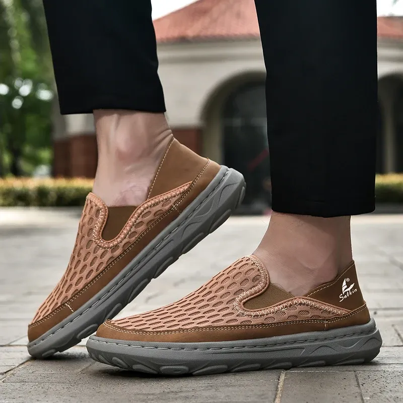 (⏰LAST DAY - 60% OFF🛒)Men’s Orthopedic Walking Shoes – Memory Foam, Arch Support, Comfortable & Lightweight Sneakers