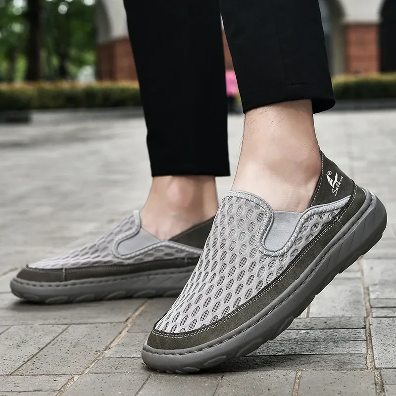(⏰LAST DAY - 60% OFF🛒)Men’s Orthopedic Walking Shoes – Memory Foam, Arch Support, Comfortable & Lightweight Sneakers