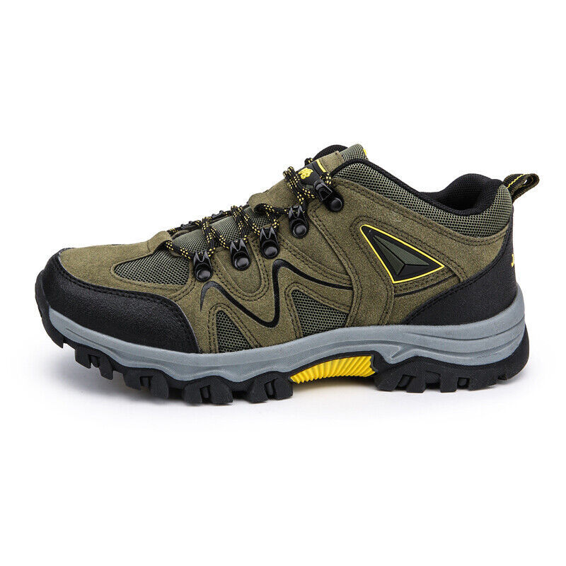 Men's Waterproof Breathable Lightweight Orthopedic Hiking Shoes for Plantar Fasciitis