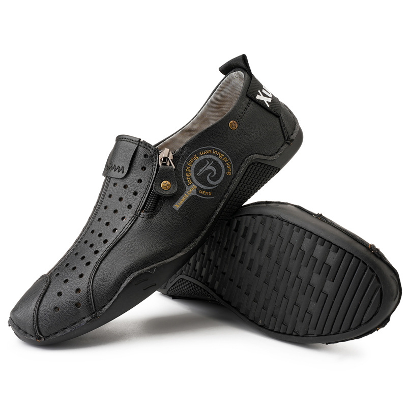 Men's Leather Orthopedic Dress Shoes – Casual Business Shoes for Men, Comfortable Formal Oxfords, Arch Support, Soft & Durable