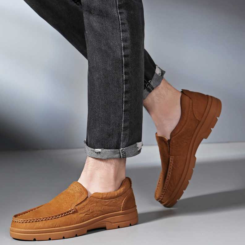 Men's Light Weight Comfort Gel Construction Walking Shoes