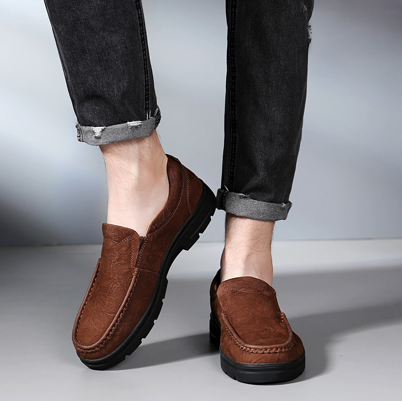 Men's Light Weight Comfort Gel Construction Walking Shoes