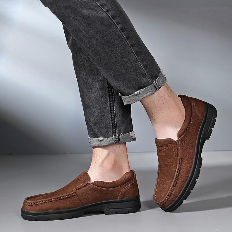 Men's Light Weight Comfort Gel Construction Walking Shoes