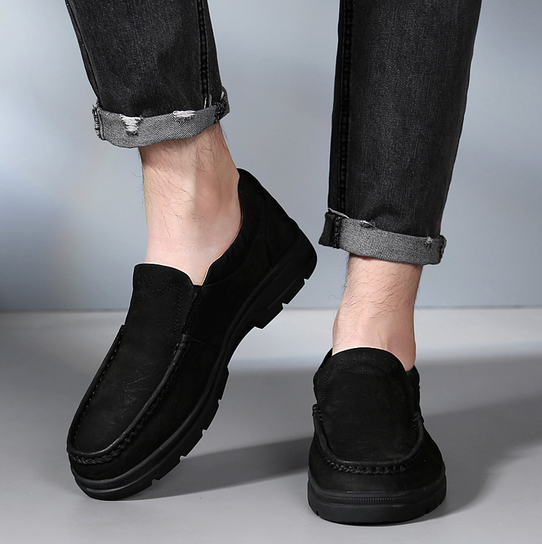 Men's Light Weight Comfort Gel Construction Walking Shoes