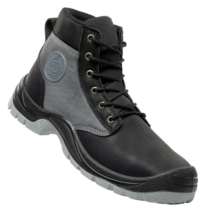 Men‘s Work Safety Comfortable Durable LightWeight Safety Steel Toe Super Fiberskin Leather Boots