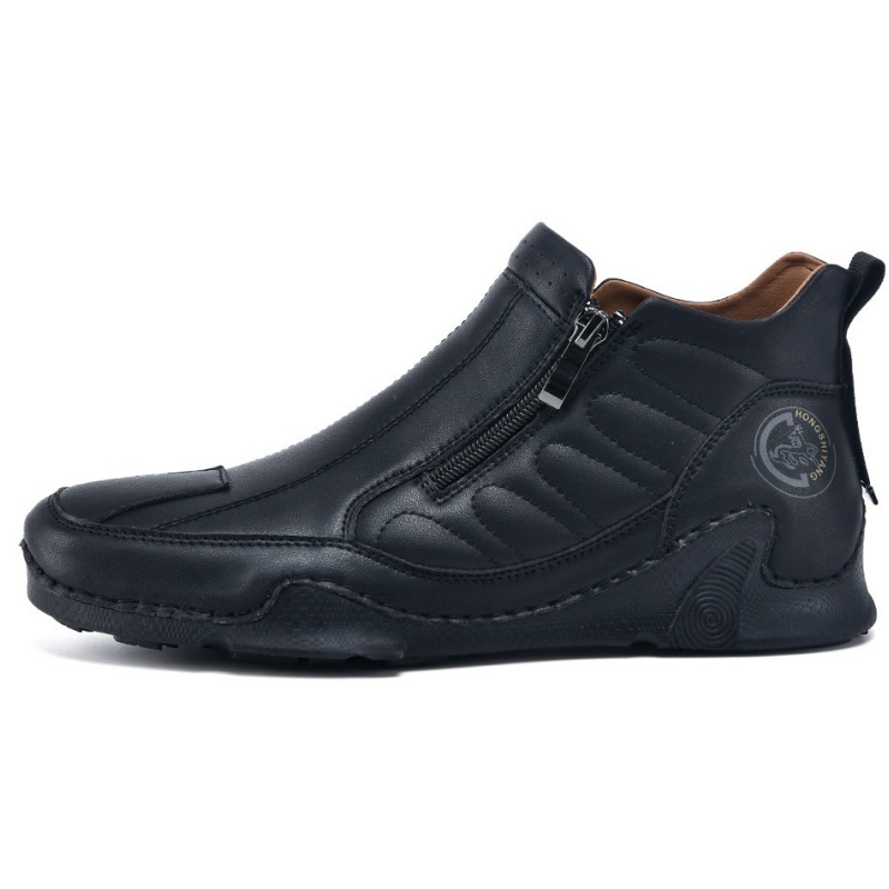 Men's Spring/Summer Essential High-Top Lightweight Side Zipper Tooling Boots