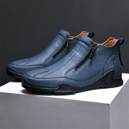 Men's Spring/Summer Essential High-Top Lightweight Side Zipper Tooling Boots