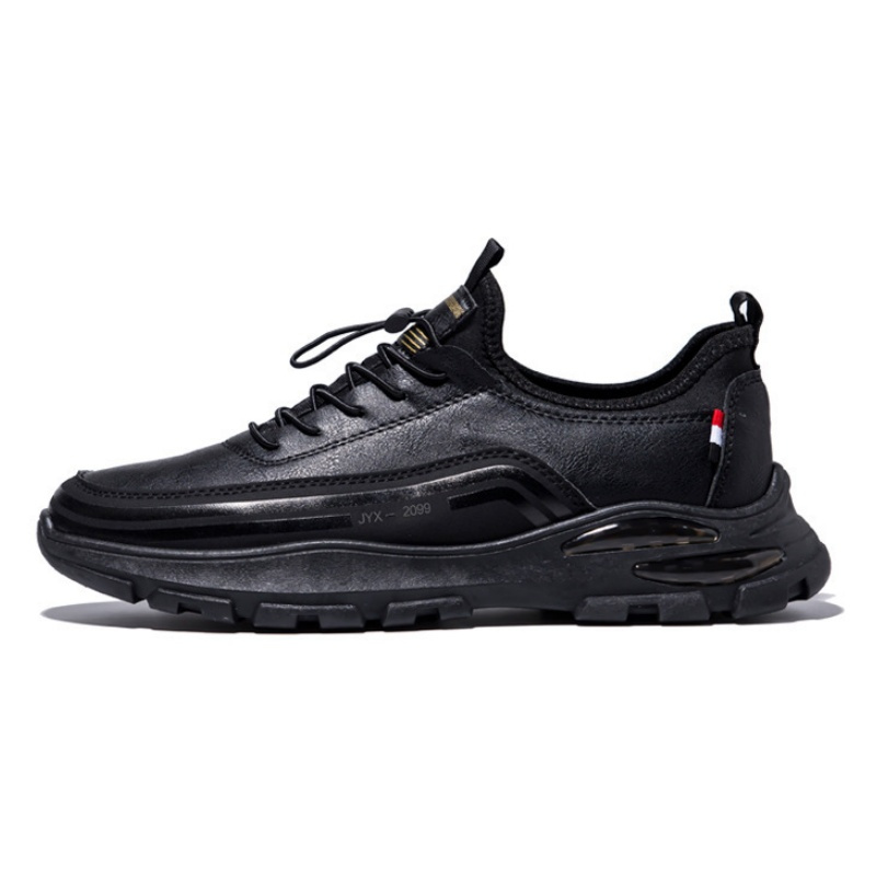 Men's comfortable soft leather sneakers