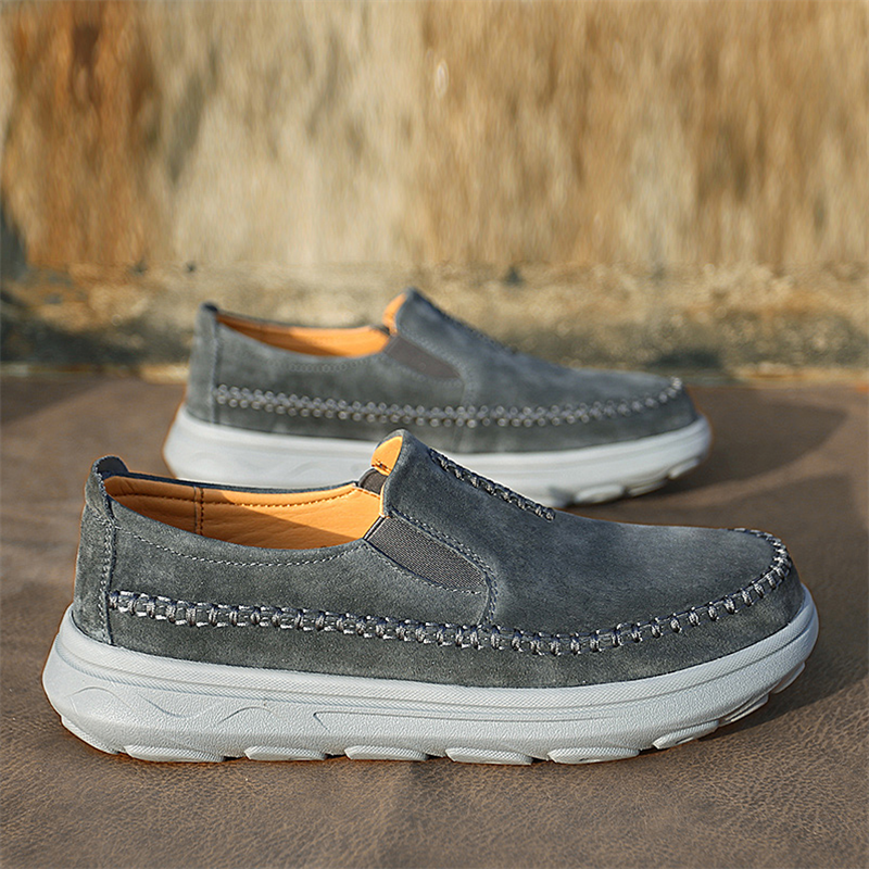 Wide Toe Lightweight Cushioning Quick Recovery Loafers