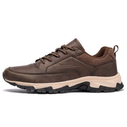 Orthopedic Mens Sneakers,Men's Comfortable Genuine Leather Sneakers with Arch Support and Shock Absorption,Slip On Walking Shoes Casual Outdoor Sports Shoe