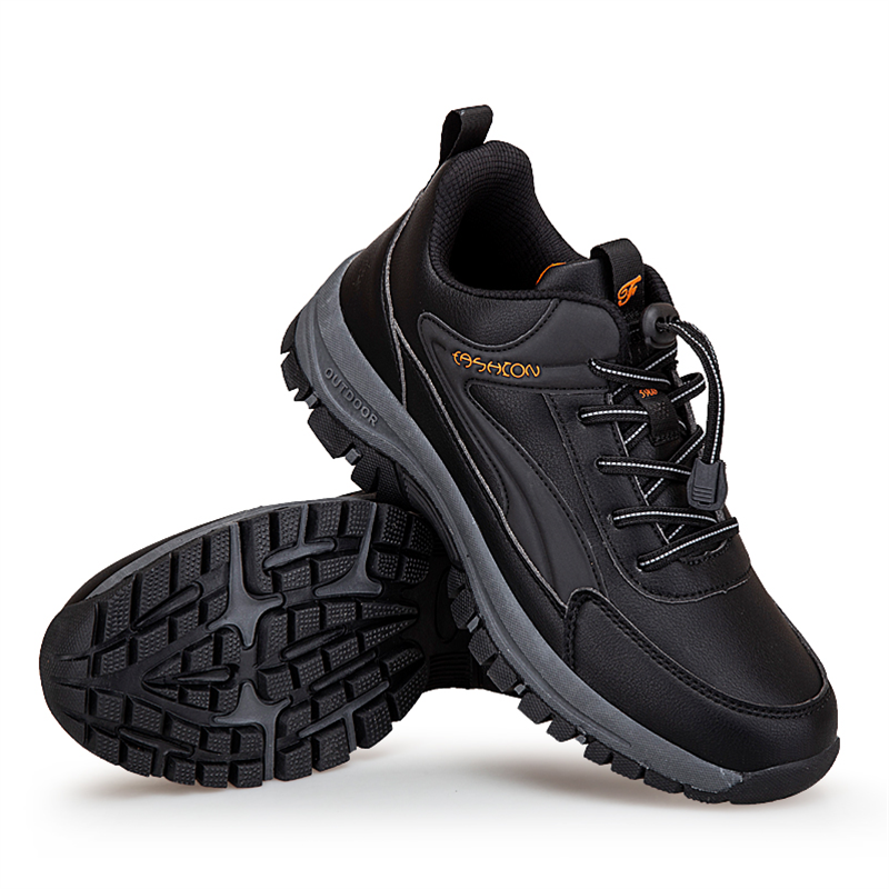 Men's Orthopedic with Arch Support, Comfortable Outdoor Fashion Sneakers for Plantar Fasciitis, Causal Genuine Leather Walking Shoes for Heel Foot Pain Relief