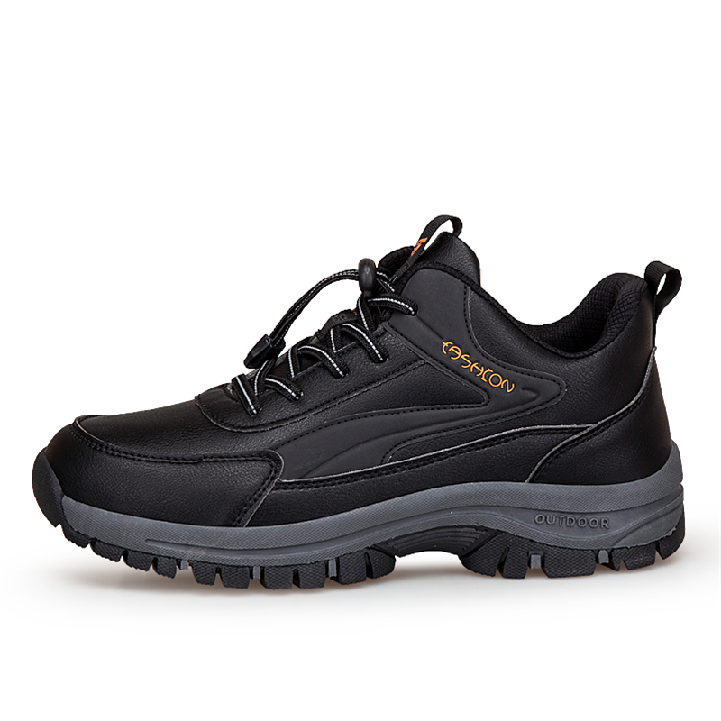 Men's Orthopedic with Arch Support, Comfortable Outdoor Fashion Sneakers for Plantar Fasciitis, Causal Genuine Leather Walking Shoes for Heel Foot Pain Relief