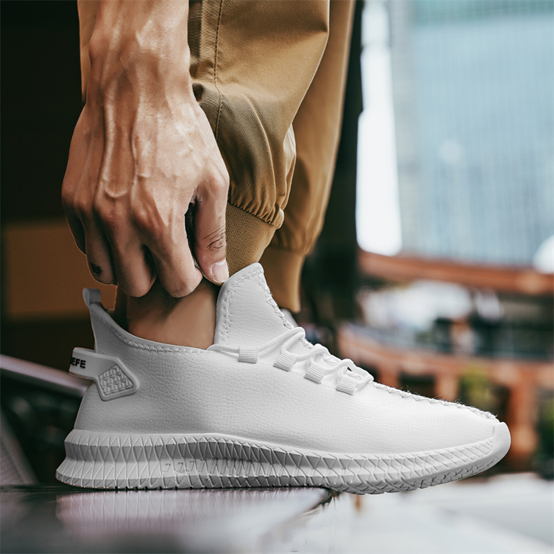 Men's Slip-on Sneakers - Odor-resistant Athletic Shoes - Lightweight And Easily Wiped Clean