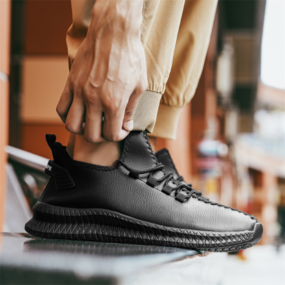 Men's Slip-on Sneakers - Odor-resistant Athletic Shoes - Lightweight And Easily Wiped Clean