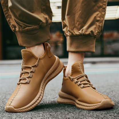 Men's Slip-on Sneakers - Odor-resistant Athletic Shoes - Lightweight And Easily Wiped Clean