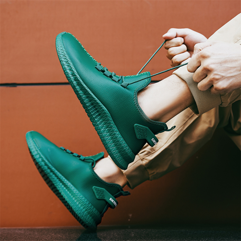 Men's Slip-on Sneakers - Odor-resistant Athletic Shoes - Lightweight And Easily Wiped Clean